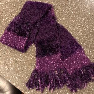 Comfy purple scarf